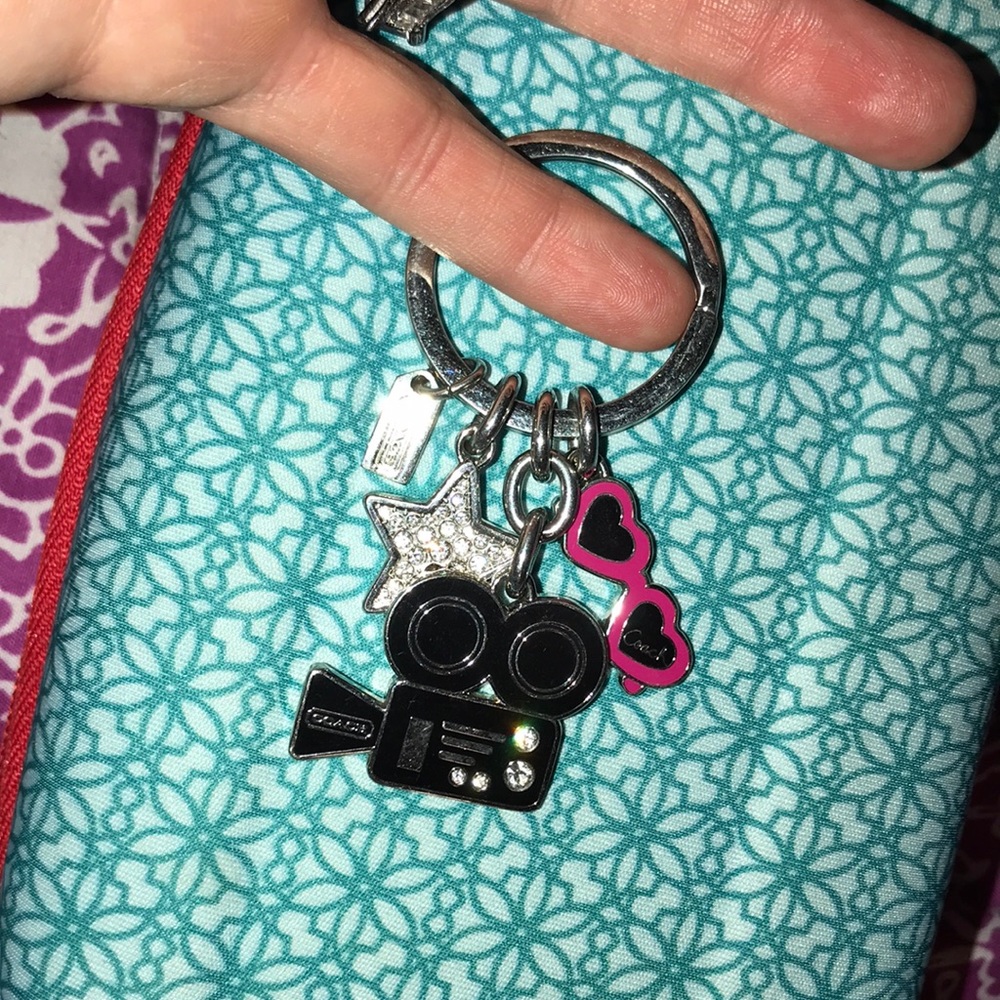 Coach “Hollywood” keychain fob.